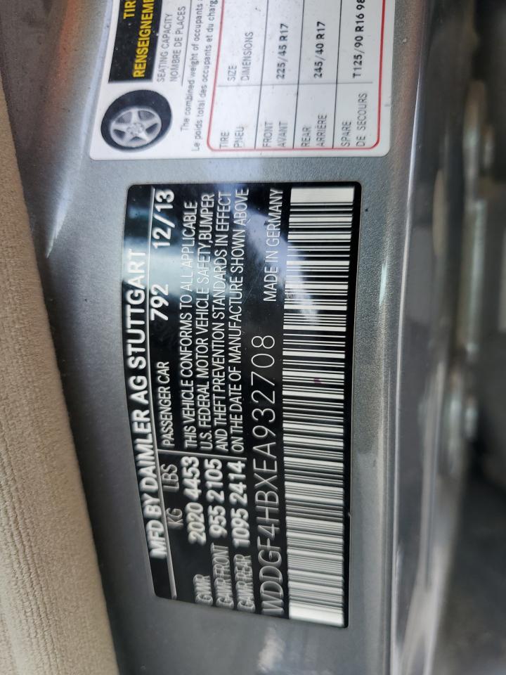 2014 Mercedes-Benz C 250 VIN: WDDGF4HBXEA932708 Lot: 85180895