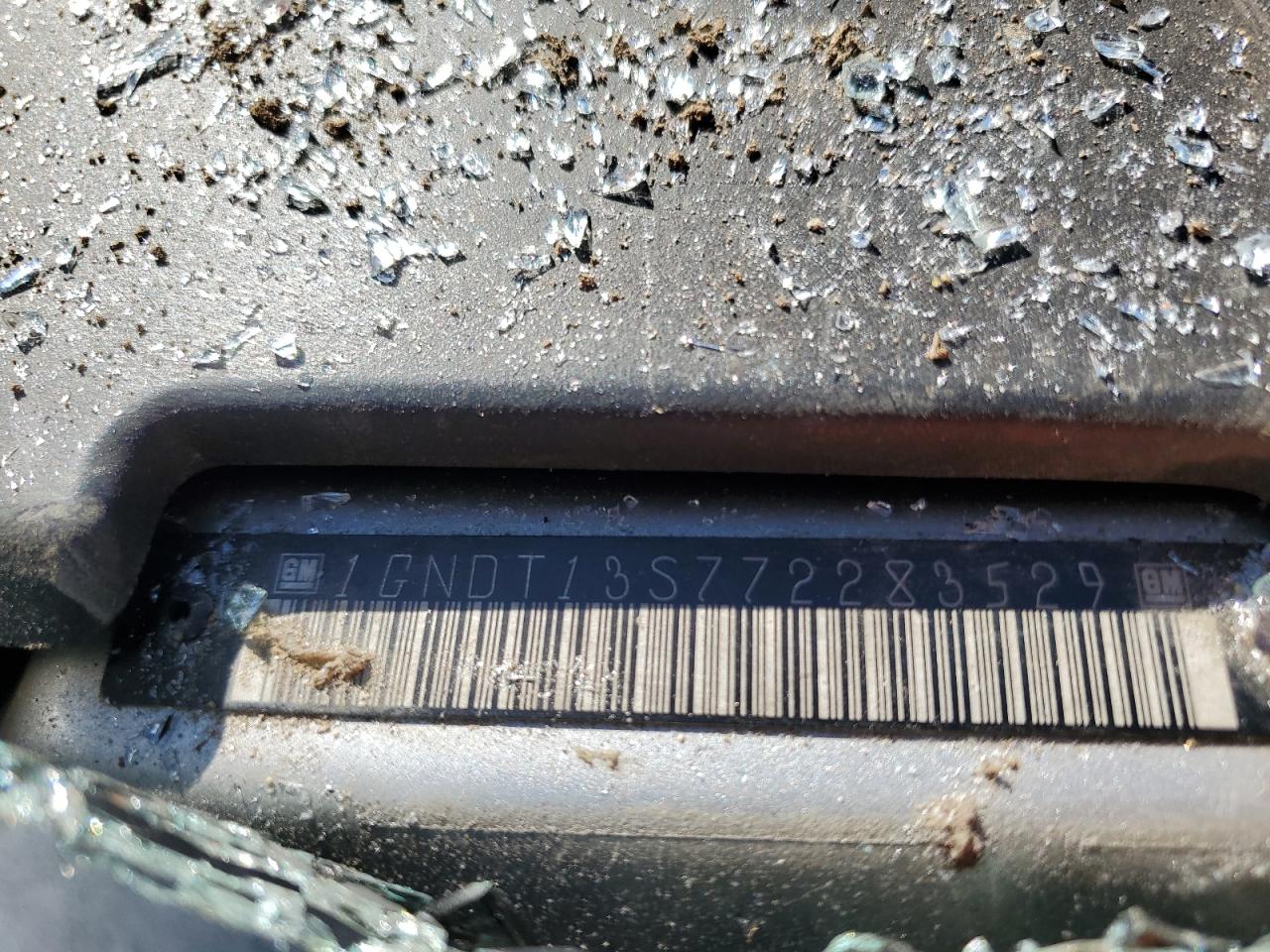 2007 Chevrolet Trailblazer Ls VIN: 1GNDT13S772283529 Lot: 85942765