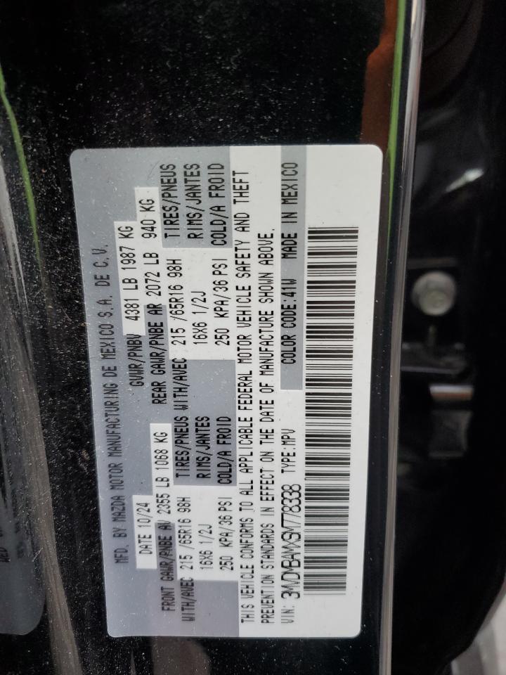 2025 Mazda Cx-30 VIN: 3MVDMBAMXSM778338 Lot: 82508235