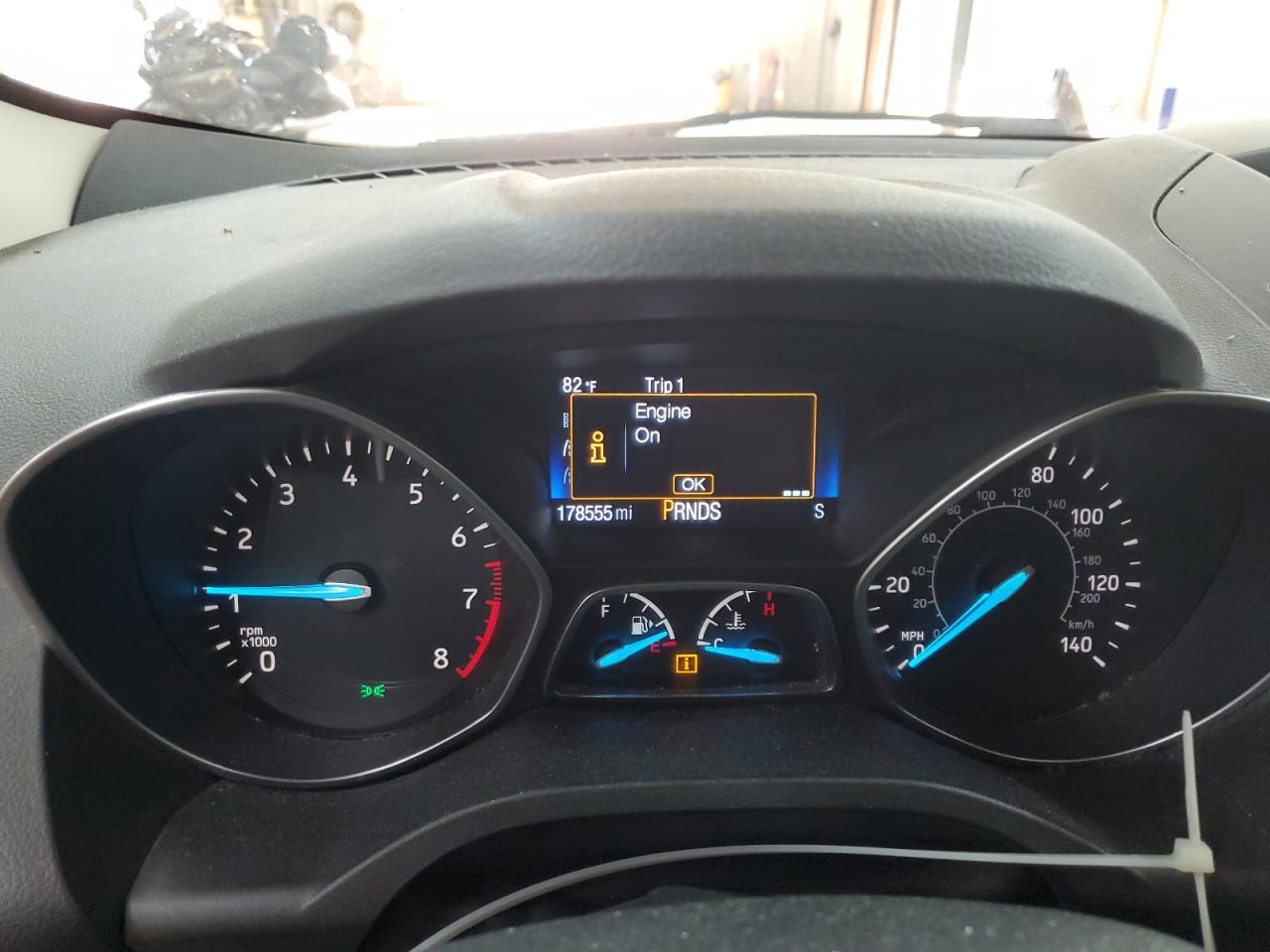 2017 Ford Escape S VIN: 1FMCU0F77HUA02558 Lot: 81988285