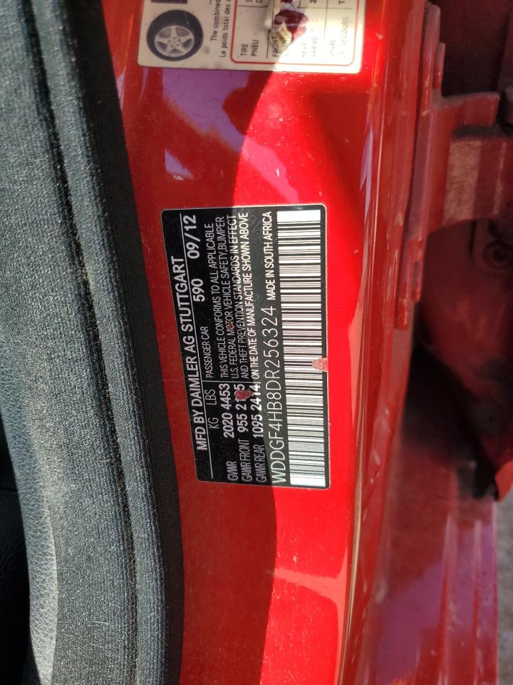 2013 Mercedes-Benz C 250 VIN: WDDGF4HB8DR256324 Lot: 84898985