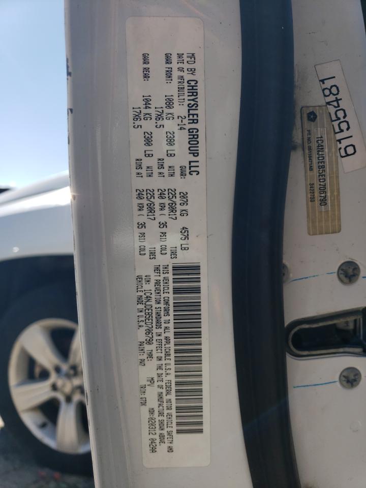 2014 Jeep Compass Latitude VIN: 1C4NJDEB5ED706790 Lot: 84620245