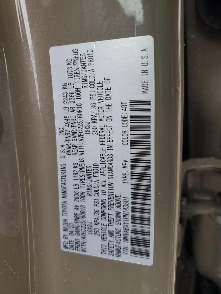 2023 Mazda Cx-50 Base VIN: 7MMVABXY1PN143501 Lot: 90432855