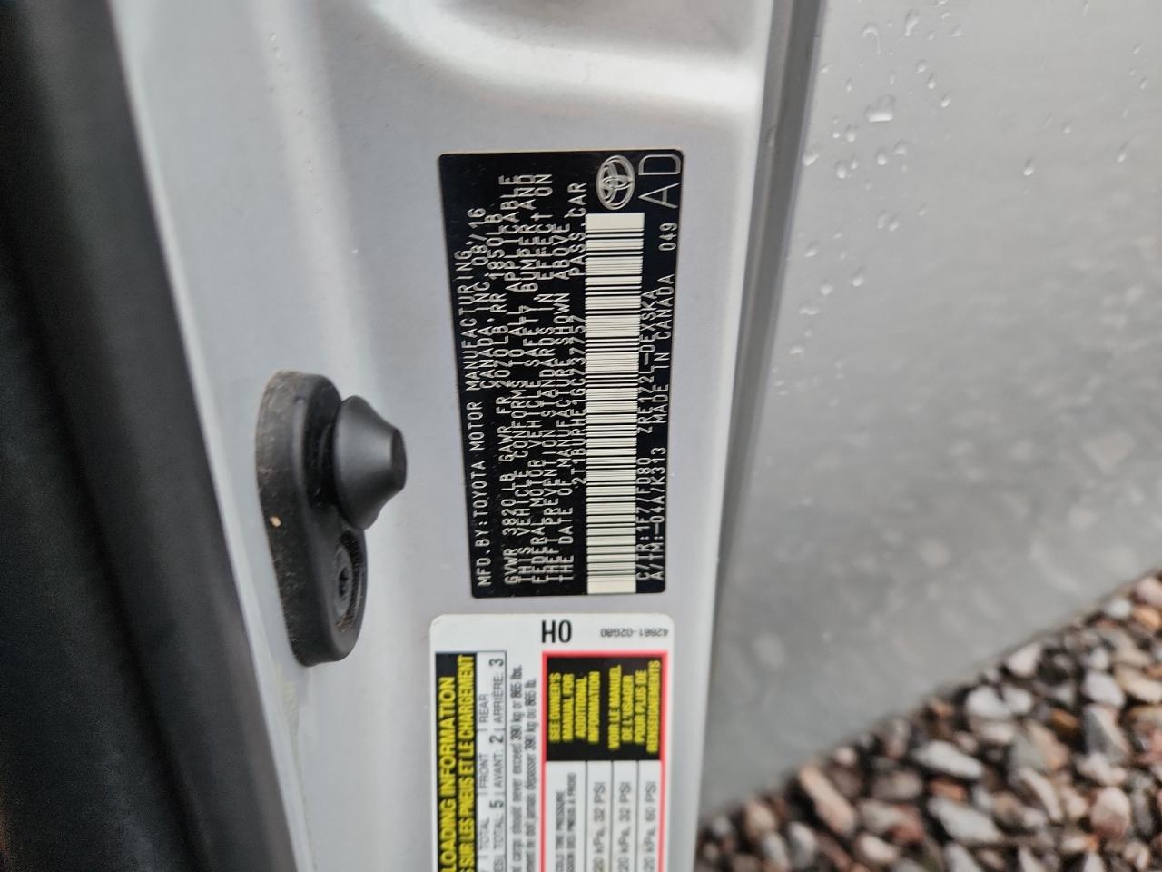 2016 Toyota Corolla L VIN: 2T1BURHE1GC737757 Lot: 85583305