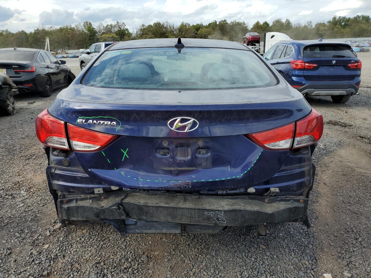 2012 Hyundai Elantra Gls VIN: 5NPDH4AE2CH098273 Lot: 82327235