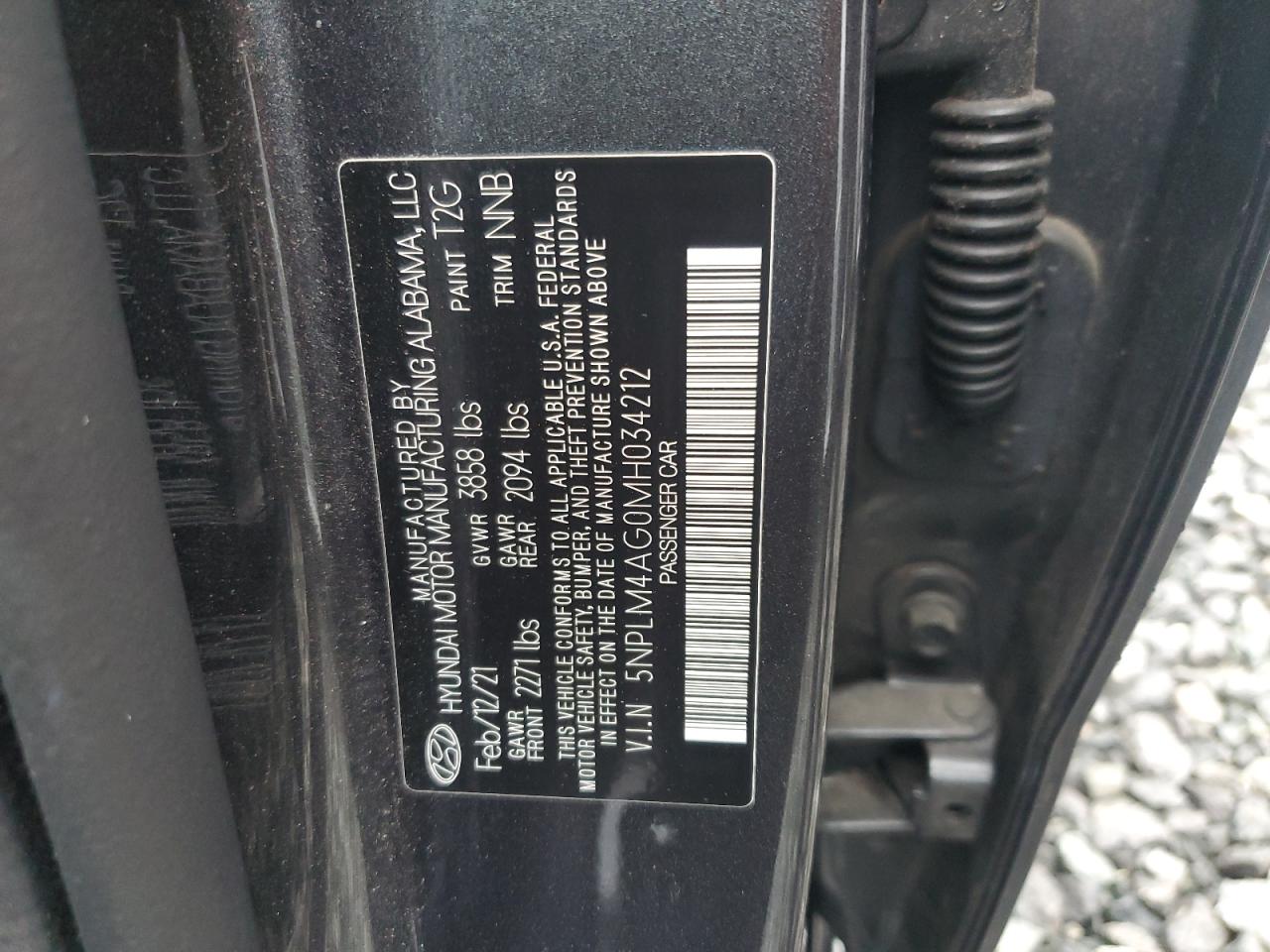 2021 Hyundai Elantra Sel VIN: 5NPLM4AG0MH034212 Lot: 82147515