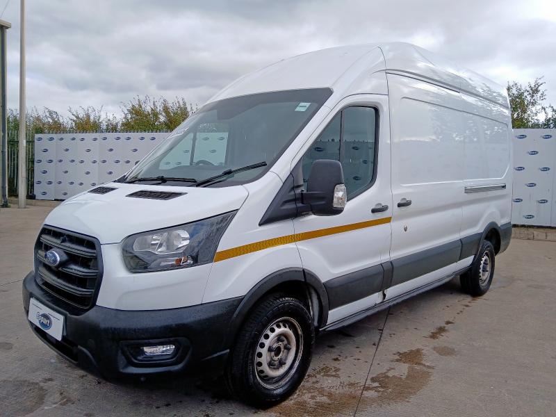 2024 FORD TRANSIT 350 LEADER ECOBLU 2.0 ECOBLUE 130PS H3 LEADER VAN for sale at Copart CHESTER