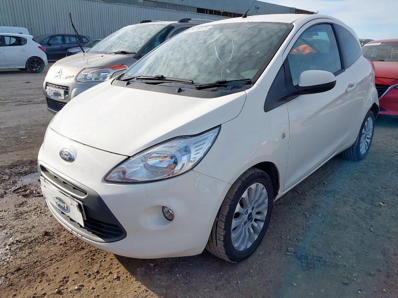 2013 FORD KA 1.2 ZETEC 3DR [START STOP] for sale at Copart PETERLEE