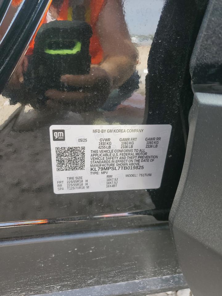 2026 Chevrolet Trailblazer Lt VIN: KL79MPSL7TB019825 Lot: 84581725