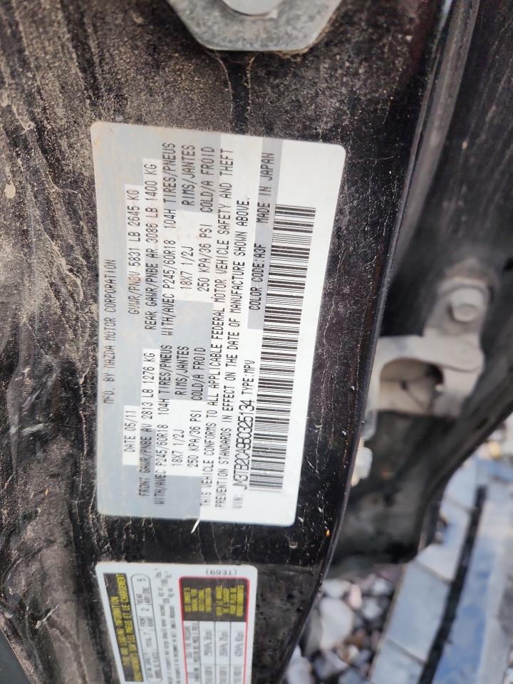 2011 Mazda Cx-9 VIN: JM3TB2CA9B0325134 Lot: 82426615