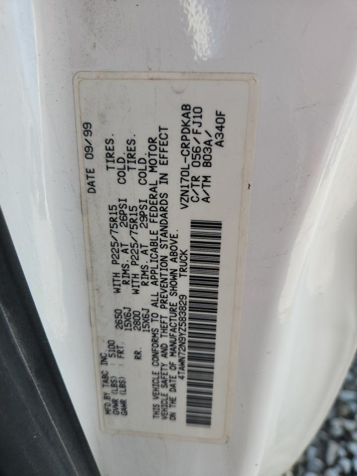 2000 Toyota Tacoma Xtracab VIN: 4TAWN72N9YZ583829 Lot: 84045475