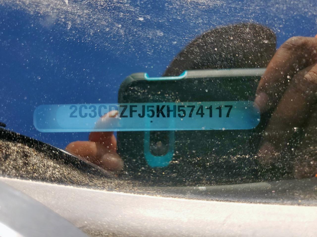 2019 Dodge Challenger R/T Scat Pack VIN: 2C3CDZFJ5KH574117 Lot: 85542355