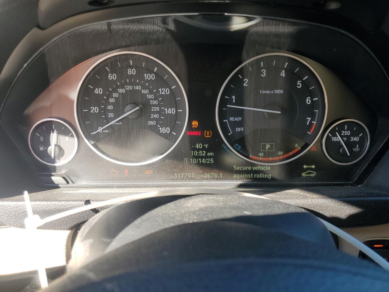 2014 BMW 328 I VIN: WBA3A5C50EF605927 Lot: 86119525