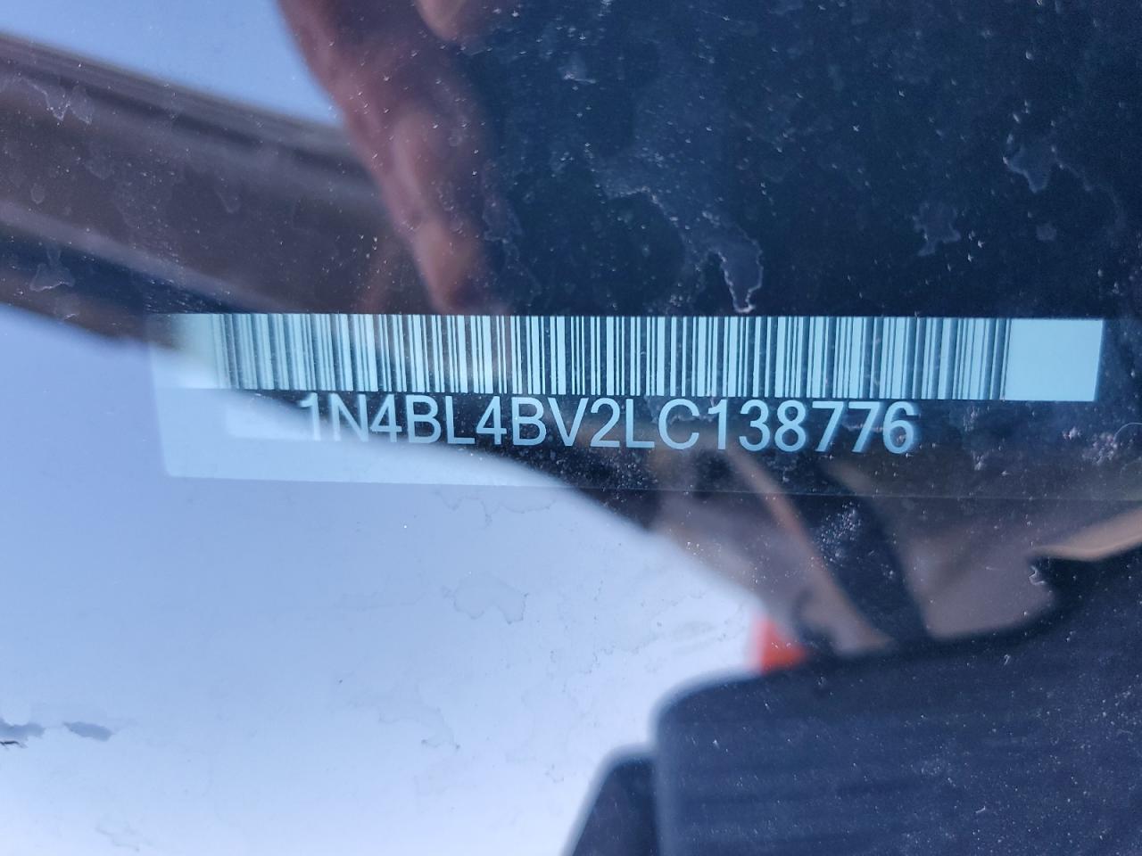 2020 Nissan Altima S VIN: 1N4BL4BV2LC138776 Lot: 84021485