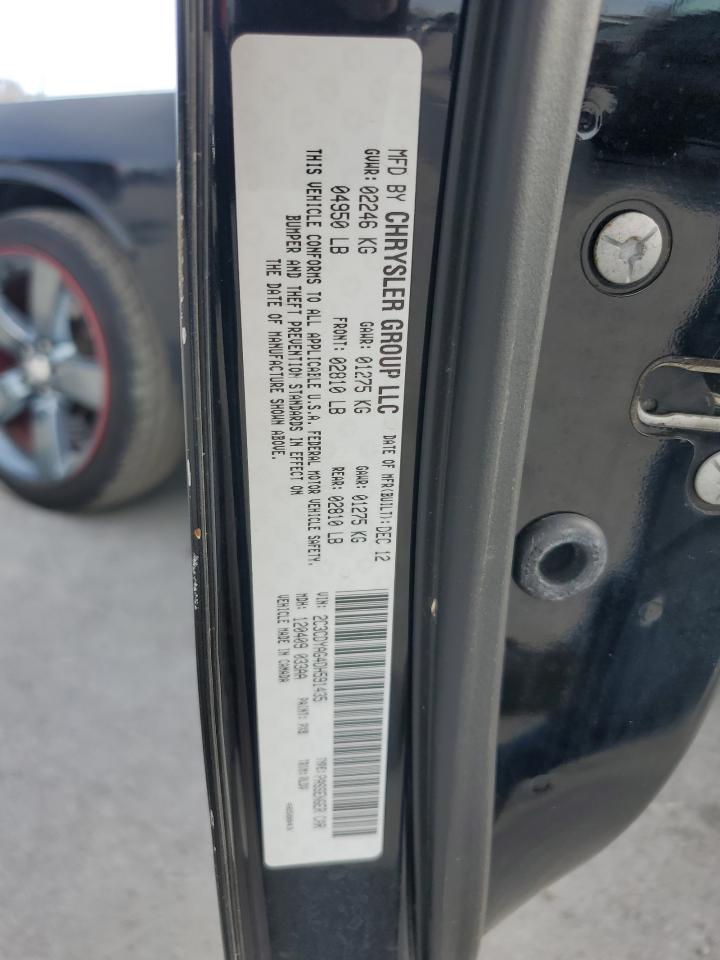 2013 Dodge Challenger Sxt VIN: 2C3CDYAG4DH591435 Lot: 90096935