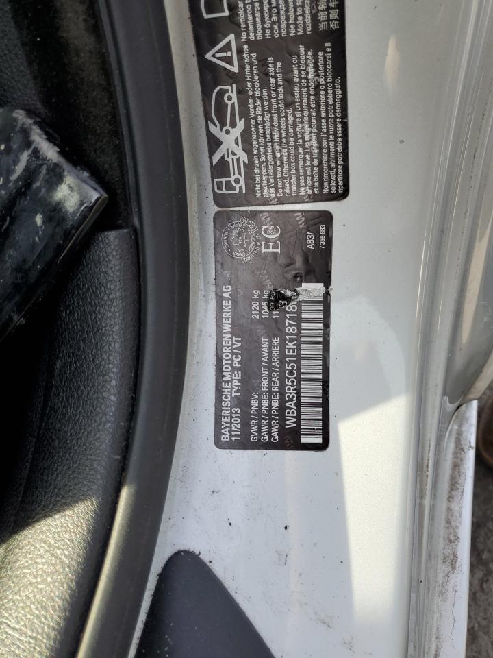 2014 BMW 435 Xi VIN: WBA3R5C51EK187183 Lot: 84427005