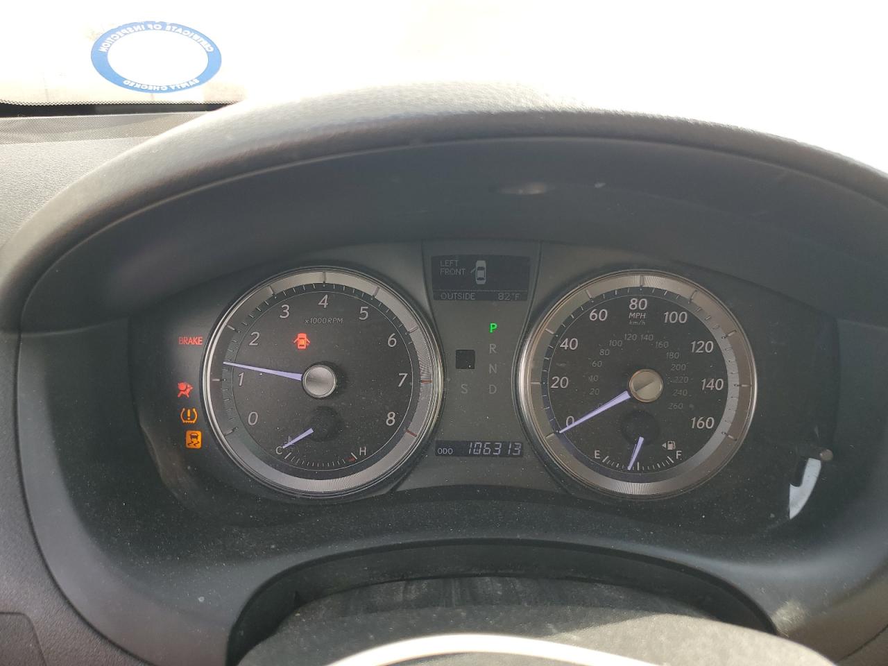 2012 Lexus Es 350 VIN: JTHBK1EG1C2495167 Lot: 84966565