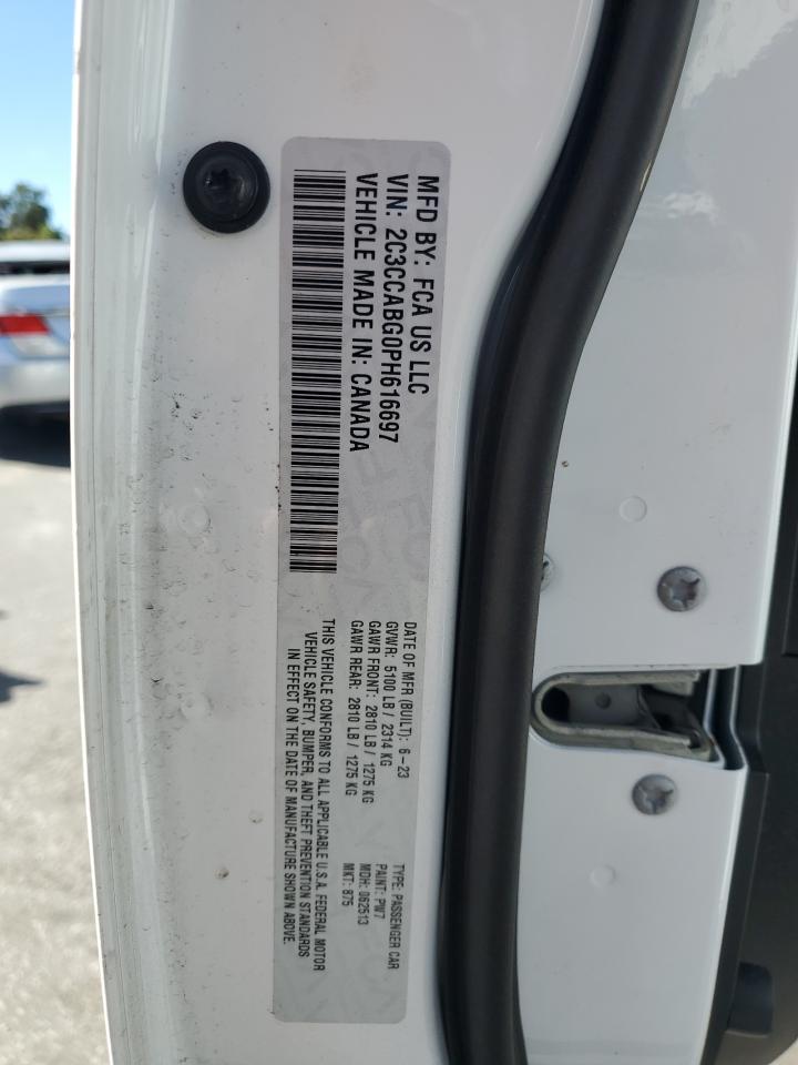 2023 Chrysler 300 S VIN: 2C3CCABG0PH616697 Lot: 82718185