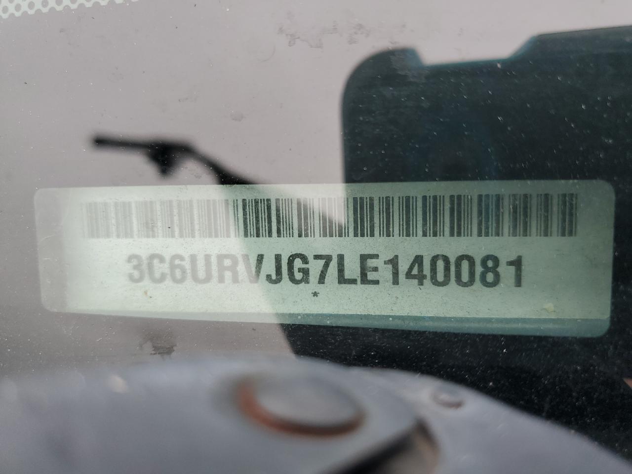 2020 Ram Promaster 3500 3500 High VIN: 3C6URVJG7LE140081 Lot: 94364475