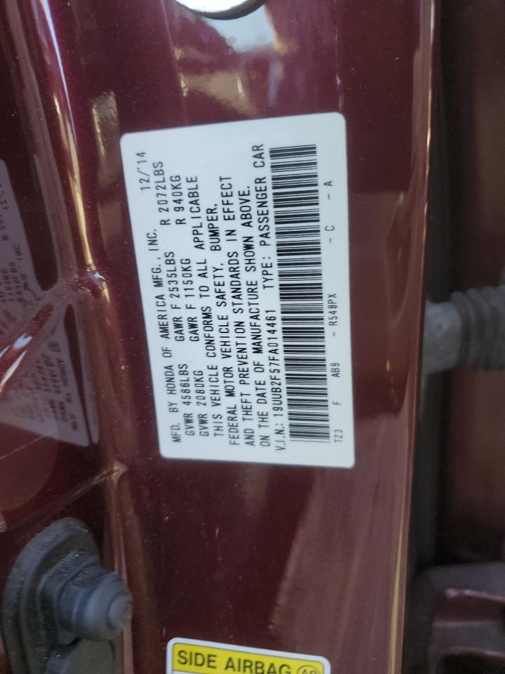 2015 Acura Tlx Tech VIN: 19UUB2F57FA014461 Lot: 84245365