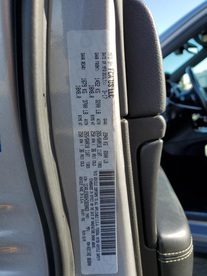 2017 Jeep Grand Cherokee Limited VIN: 1C4RJEBG6HC829063 Lot: 82395215