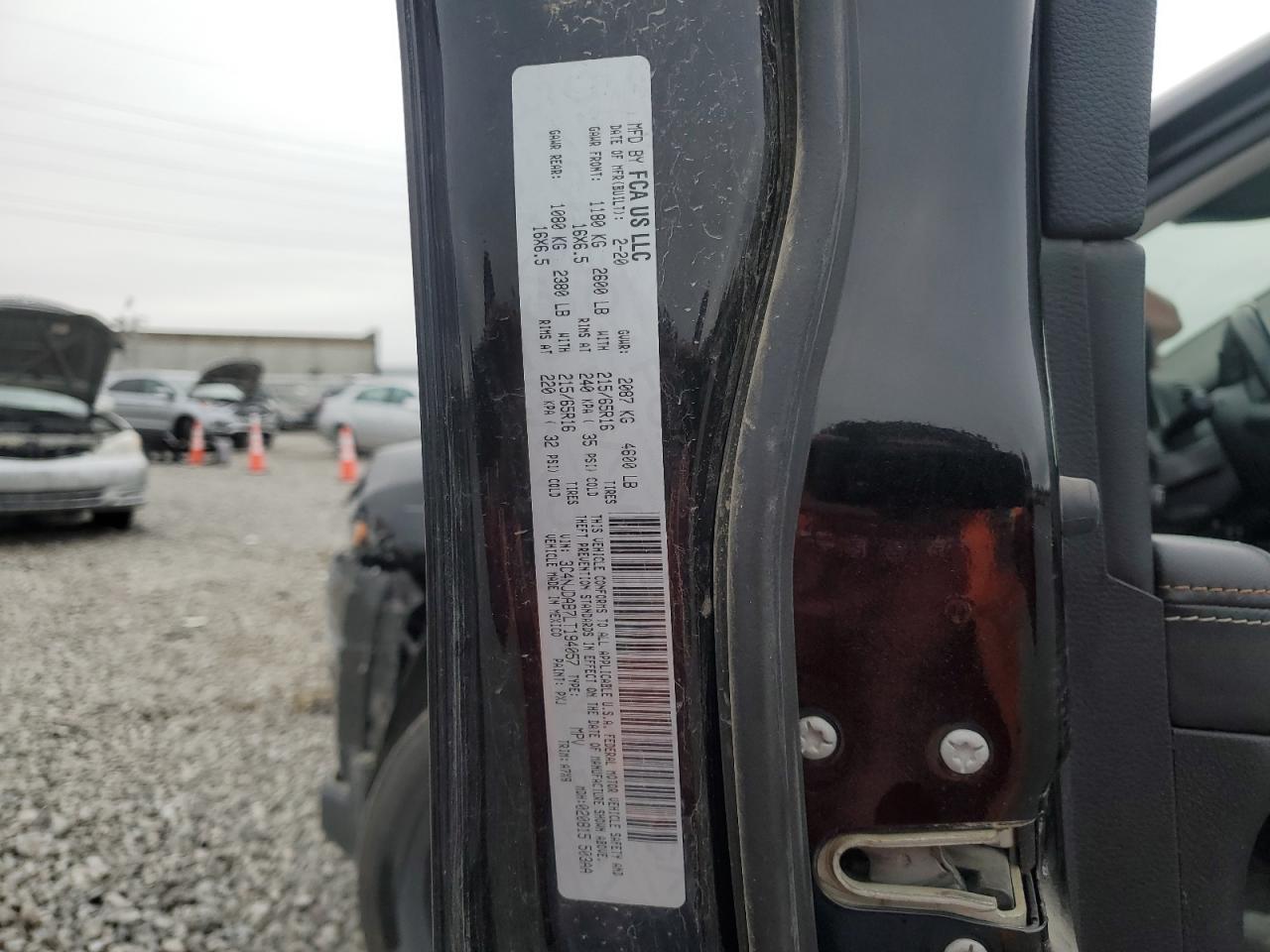 2020 Jeep Compass Sport VIN: 3C4NJDAB7LT194057 Lot: 90614385