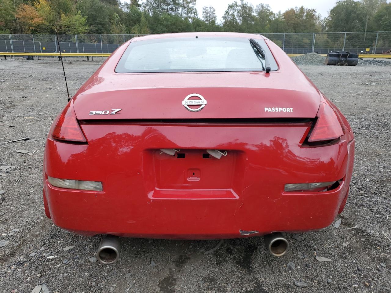 2003 Nissan 350Z Coupe VIN: JN1AZ34D43T109253 Lot: 86280455