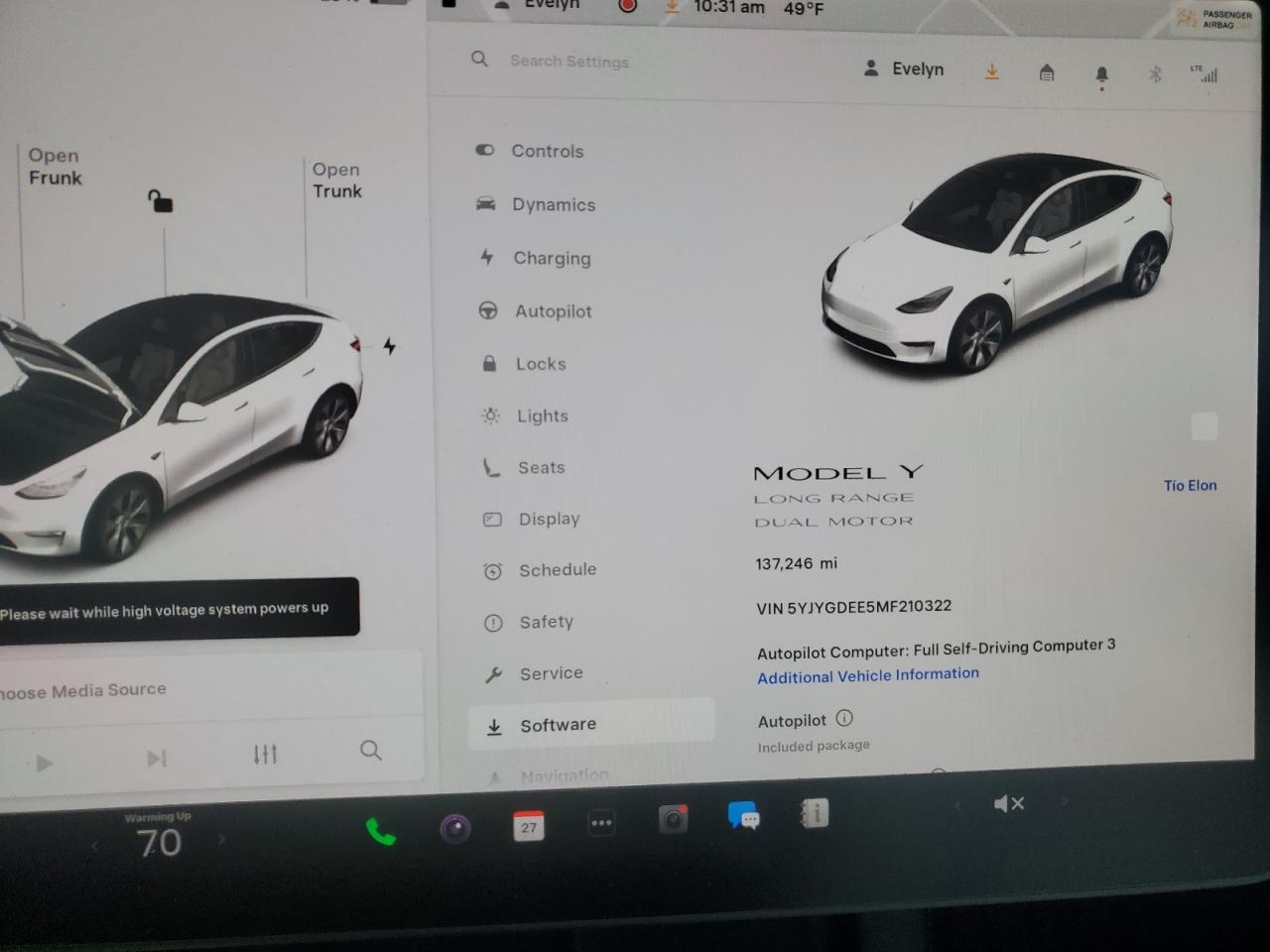 2021 Tesla Model Y VIN: 5YJYGDEE5MF210322 Lot: 90265075