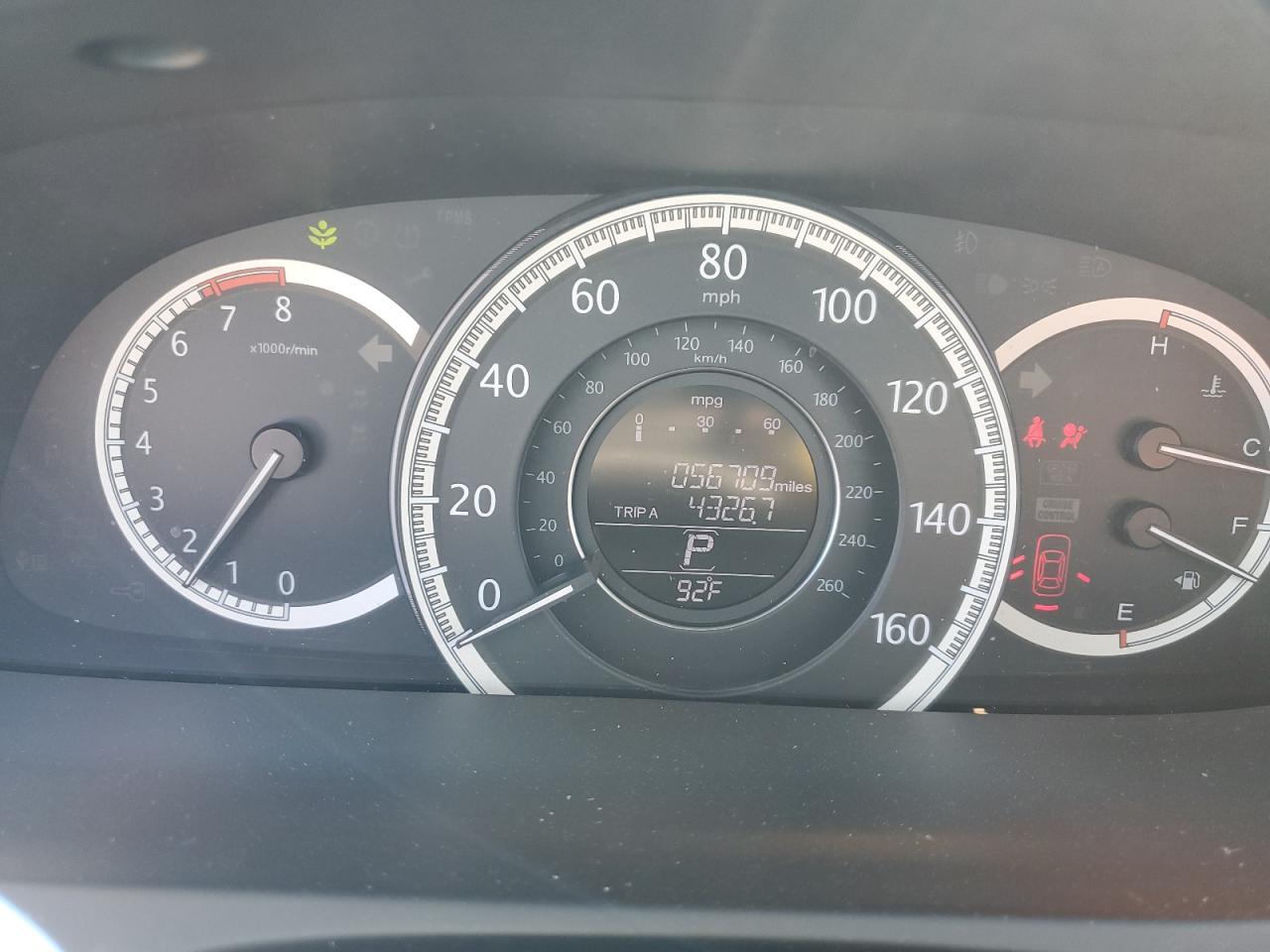 2015 Honda Accord Ex VIN: 1HGCR2F77FA097043 Lot: 84401795