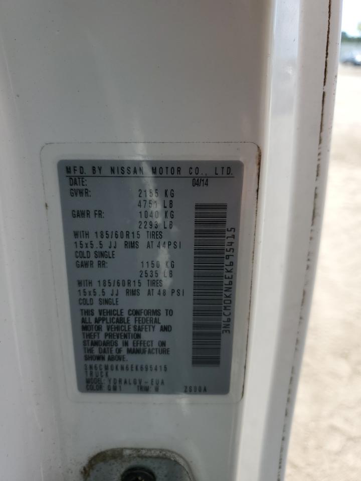 2014 Nissan Nv200 2.5S VIN: 3N6CM0KN6EK695415 Lot: 81902405