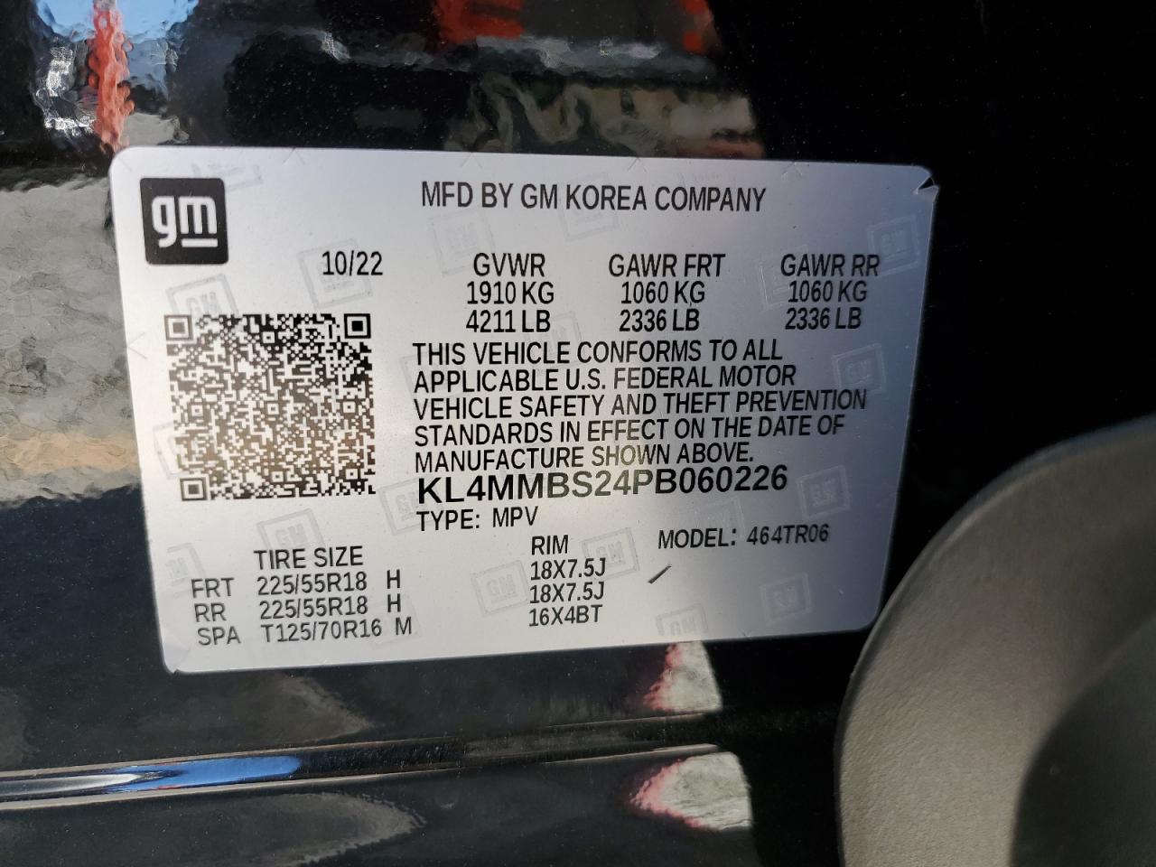 2023 Buick Encore Gx Preferred VIN: KL4MMBS24PB060226 Lot: 90423295