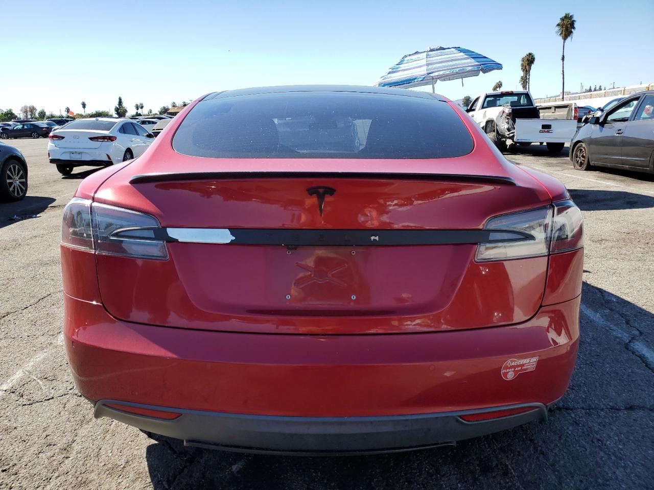 2015 Tesla Model S 85D VIN: 5YJSA4H21FFP74741 Lot: 87225465