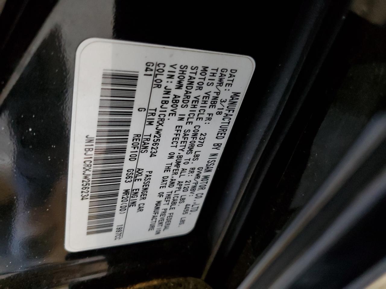 2018 Nissan Rogue Sport S VIN: JN1BJ1CRXJW256234 Lot: 85384235