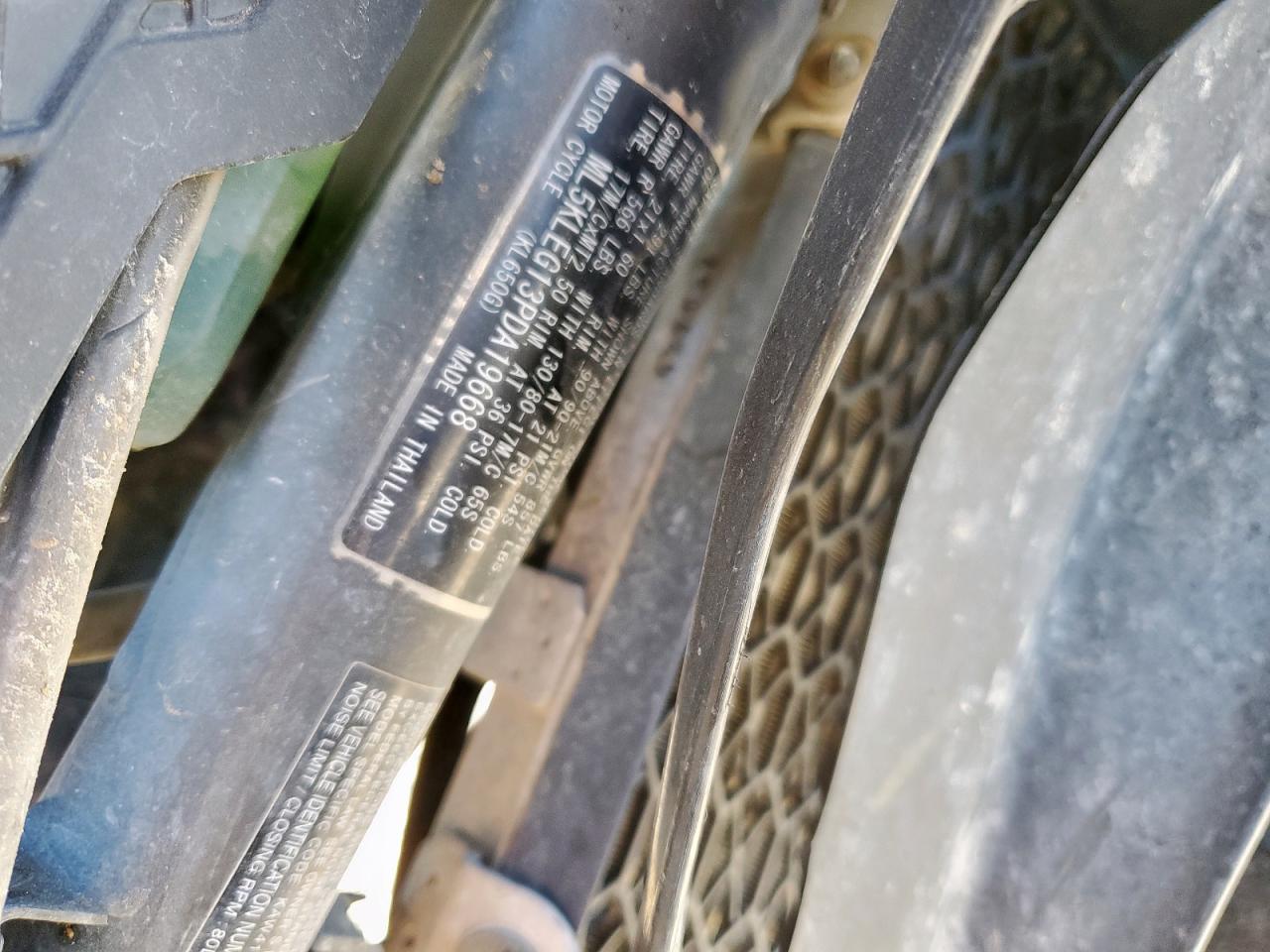 2023 Kawasaki Kl650 G VIN: ML5KLEG13PDA19668 Lot: 90330335