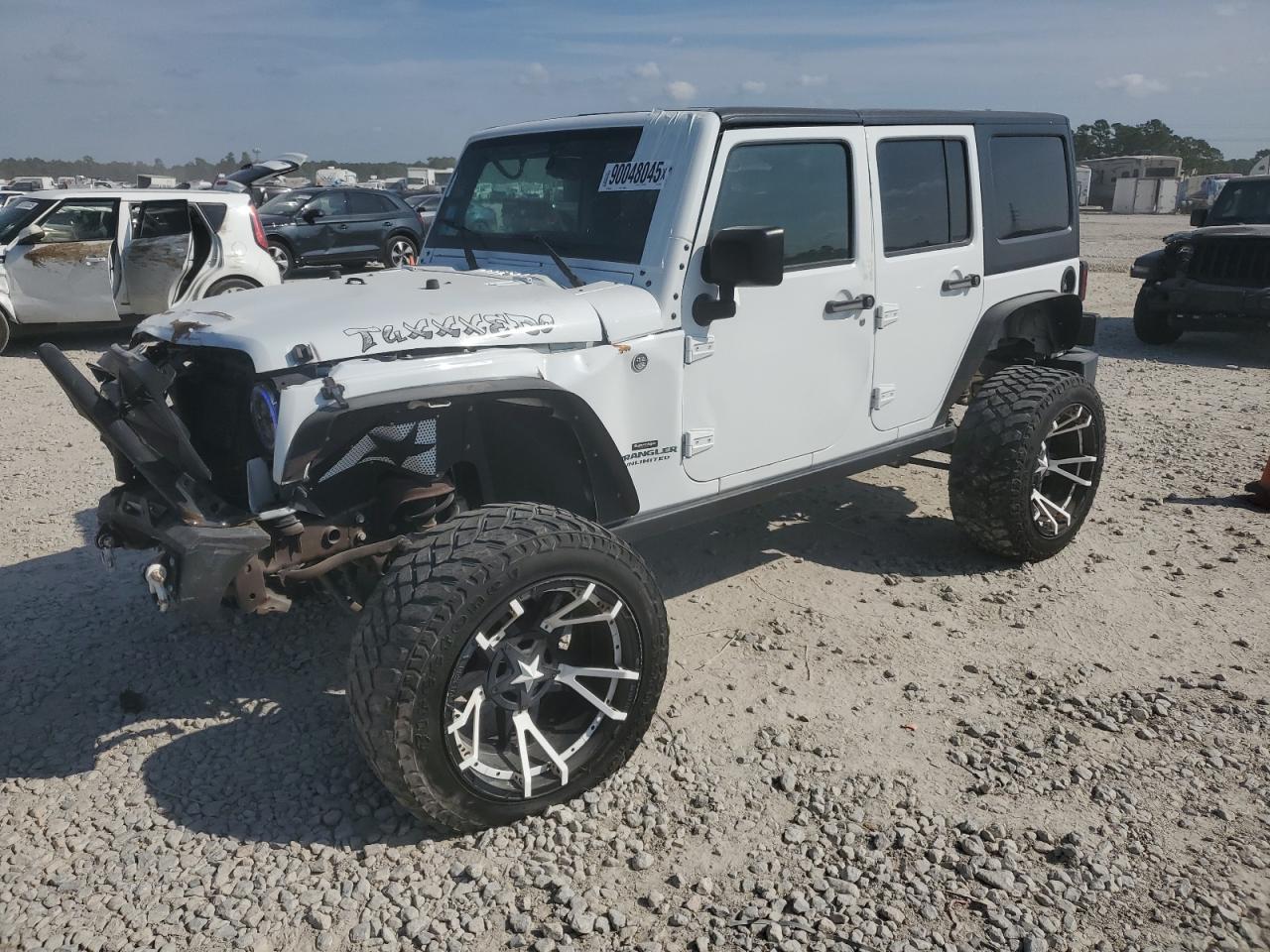 2017 Jeep Wrangler Unlimited Sport white  flexible fuel 1C4BJWDG5HL742999 photo #1