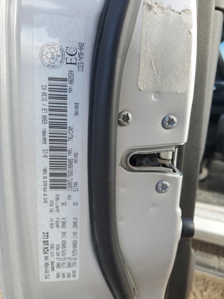 2016 Ram 1500 Slt VIN: 1C6RR7LT5GS109085 Lot: 87078135