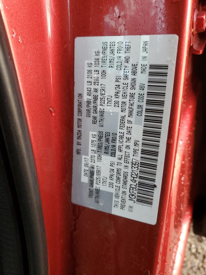 2017 Mazda Cx-5 Touring VIN: JM3KFBCL4H0213397 Lot: 84809605