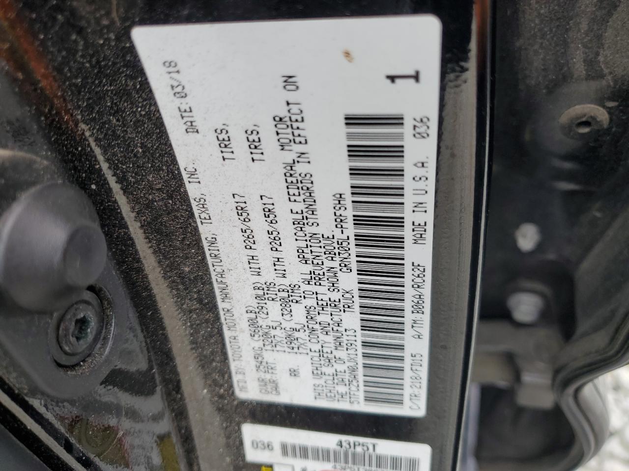 2018 Toyota Tacoma Double Cab VIN: 5TFCZ5AN0JX139113 Lot: 82362015