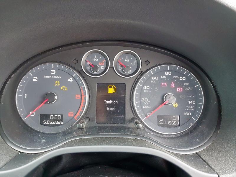 2012 AUDI A3 SPORT TDI 1.6 TDI SPORT 2DR