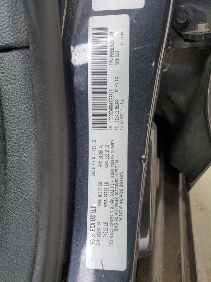 2017 Chrysler 200 Limited VIN: 1C3CCCAB8HN508810 Lot: 82190515