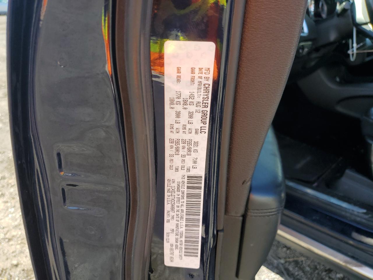 2013 Dodge Durango Crew VIN: 1C4SDJDTXDC540807 Lot: 82377085
