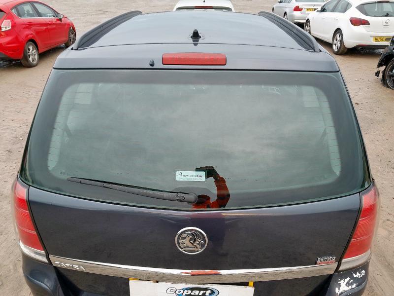 2007 VAUXHALL ZAFIRA 1.6I CLUB 5DR
