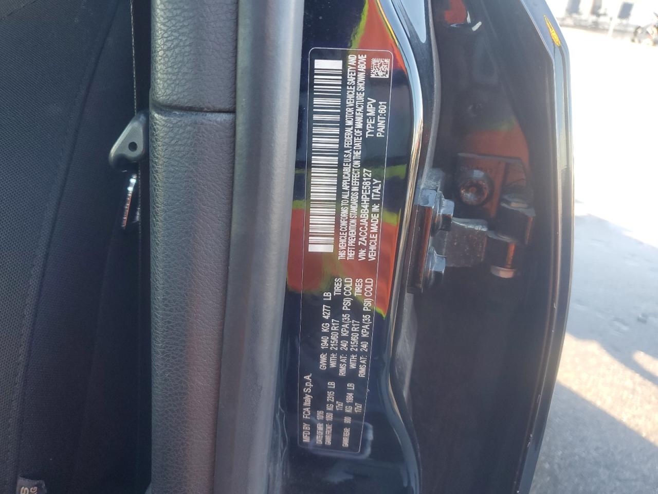 2017 Jeep Renegade Latitude VIN: ZACCJABB4HPE58127 Lot: 87465375