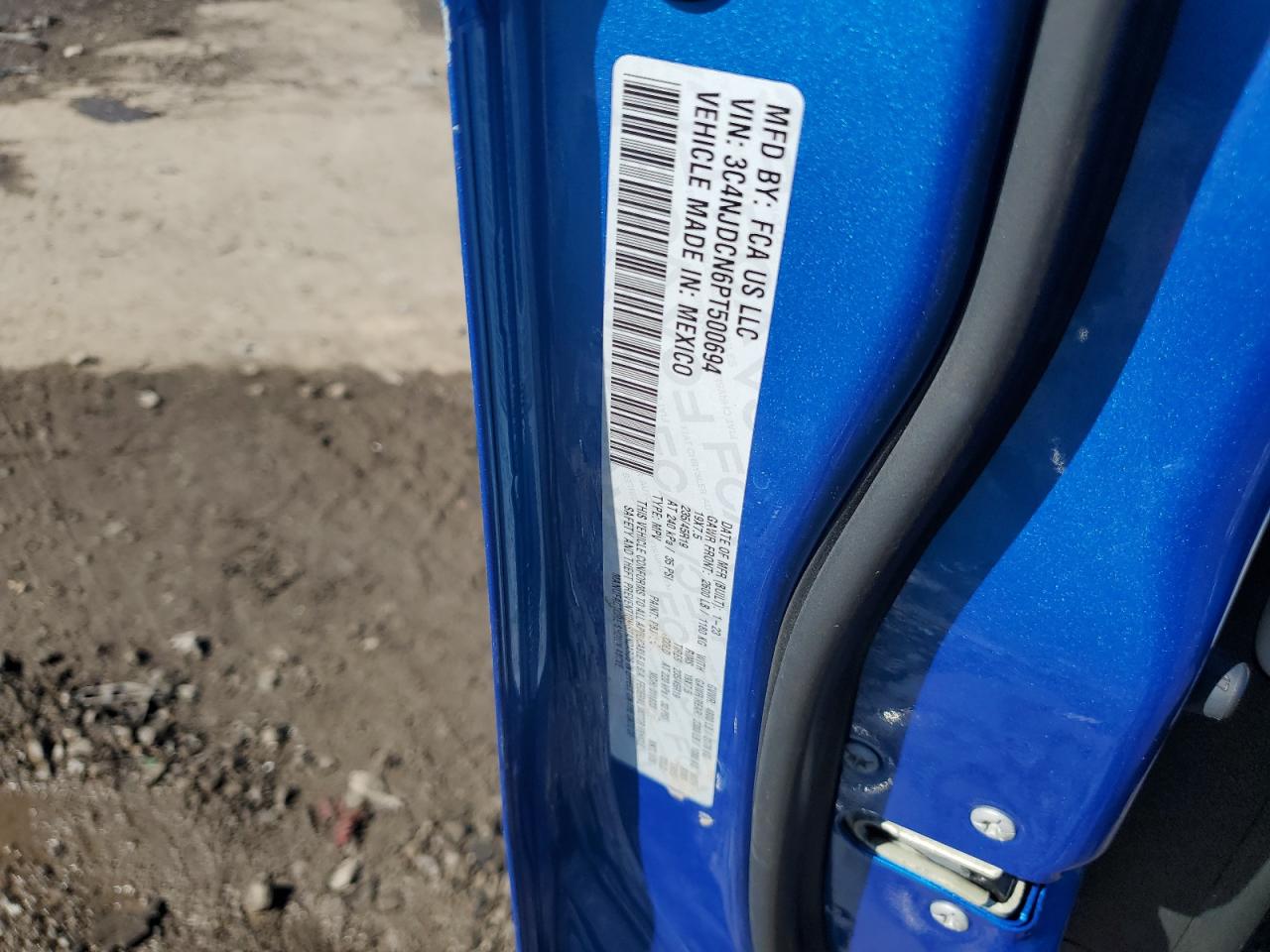 2023 Jeep Compass Limited VIN: 3C4NJDCN6PT500694 Lot: 82277565