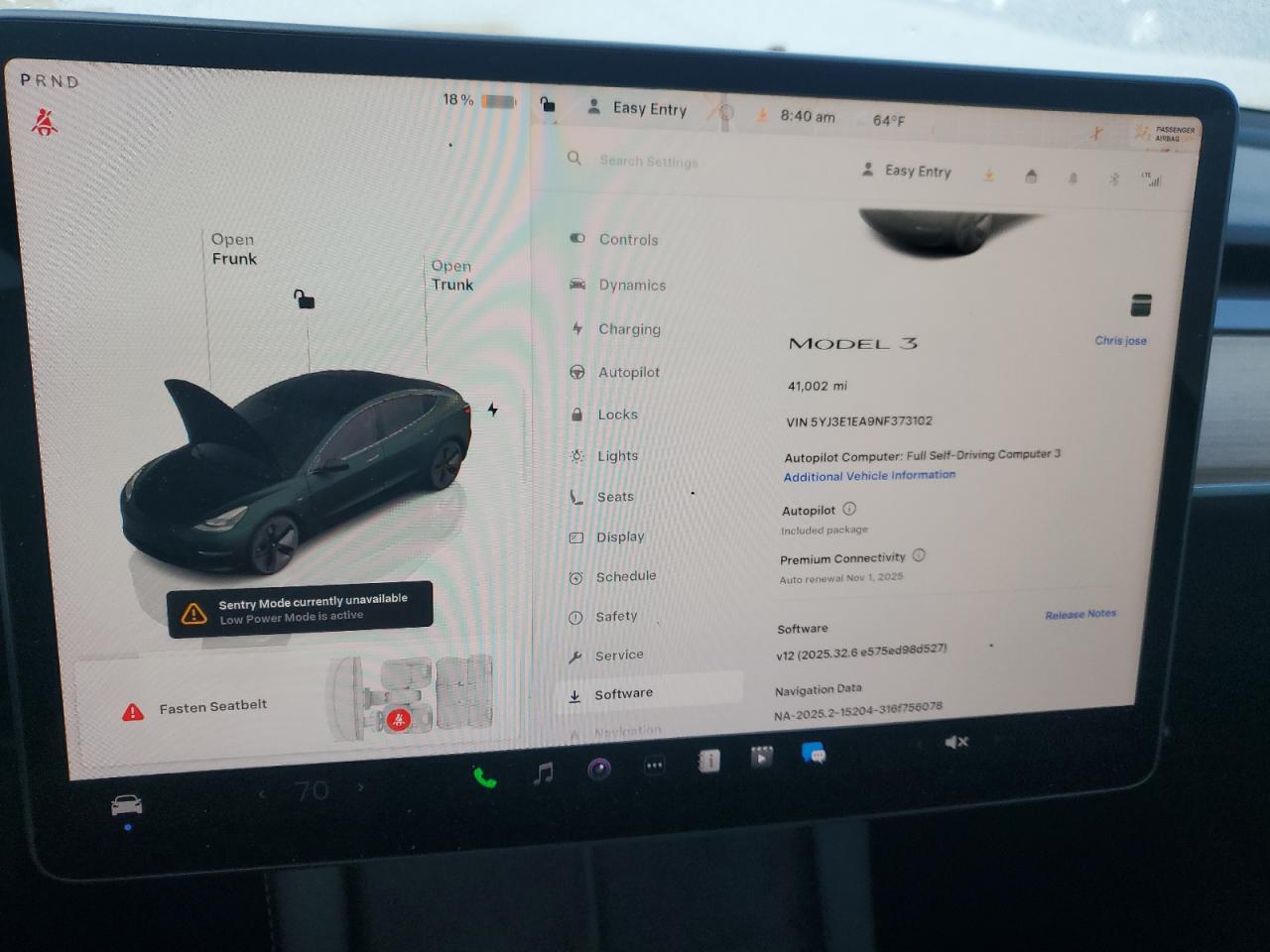 2022 Tesla Model 3 VIN: 5YJ3E1EA9NF373102 Lot: 84947685
