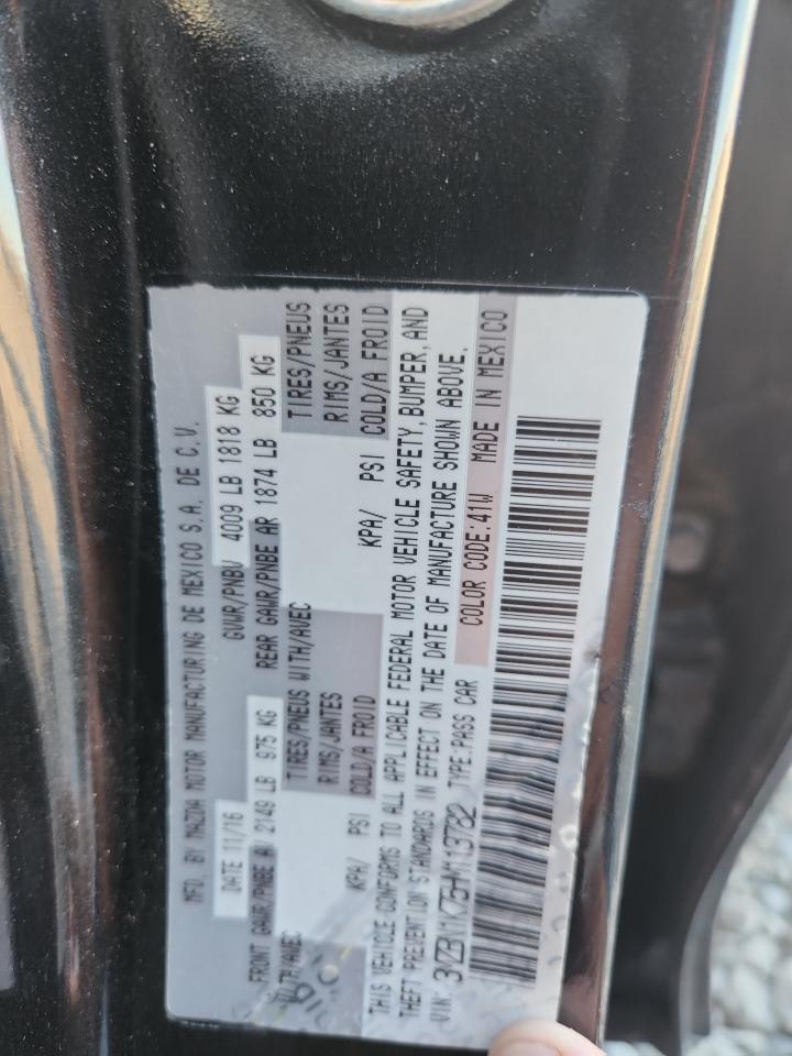 2017 Mazda 3 Sport VIN: 3MZBN1K75HM113782 Lot: 84940125