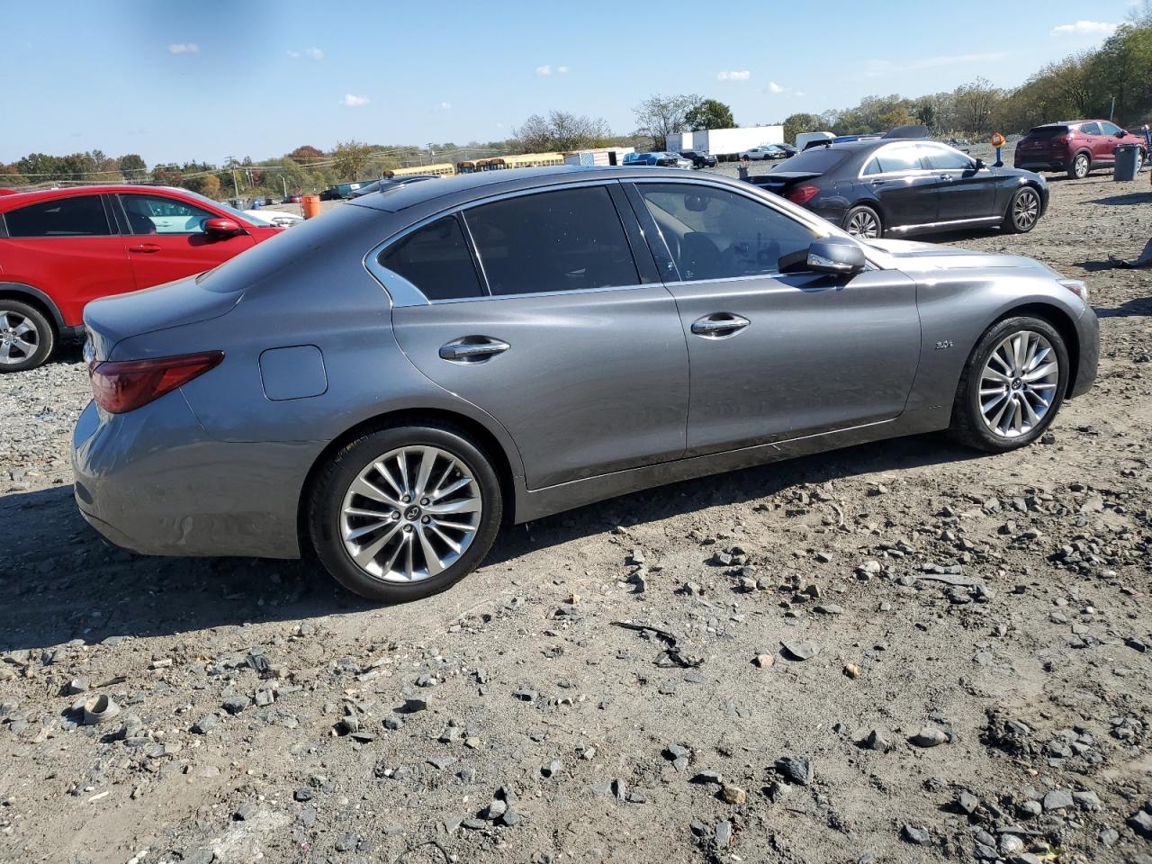 2019 Infiniti Q50 Luxe grey null gas JN1EV7AR7KM558441 photo #4