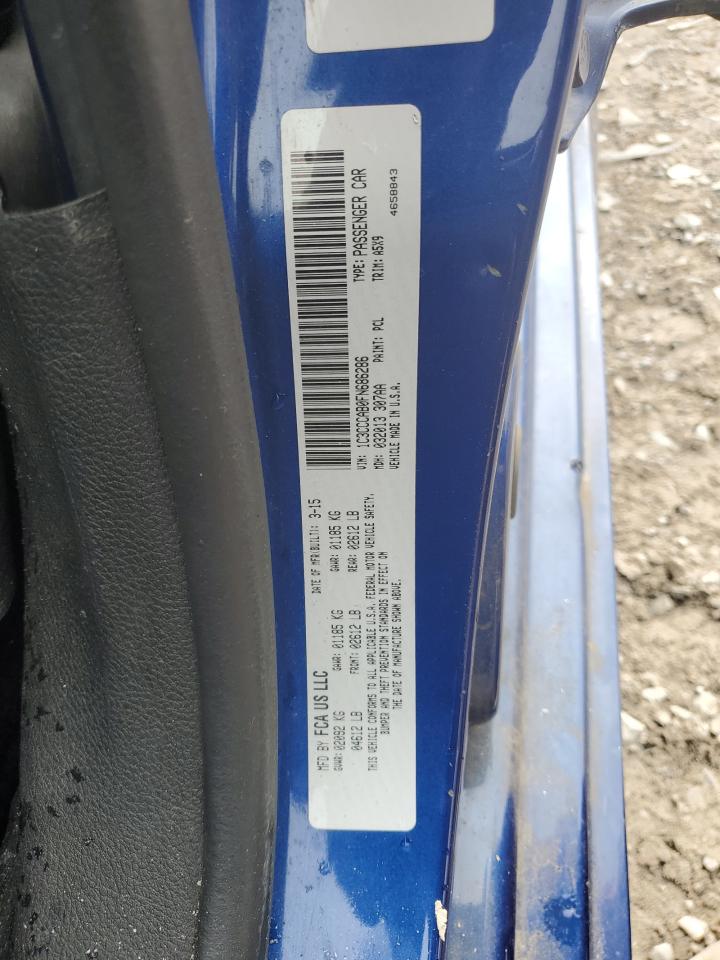 2015 Chrysler 200 Limited VIN: 1C3CCCAB0FN686286 Lot: 82331075