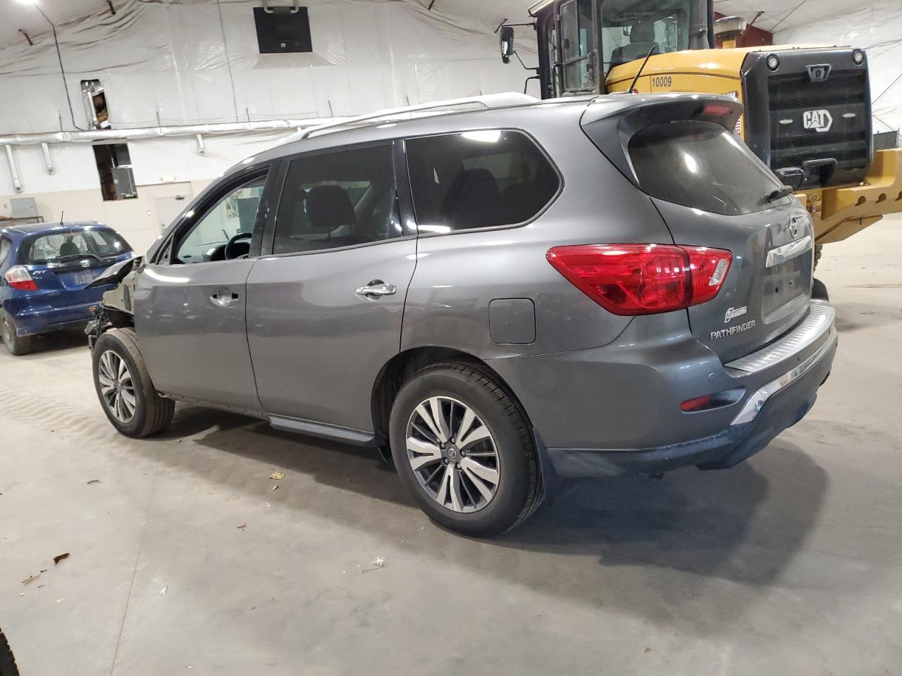 2018 Nissan Pathfinder S grey null gas 5N1DR2MM7JC642890 photo #3