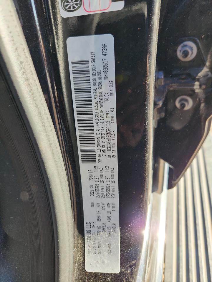 2019 Ram 1500 Limited VIN: 1C6SRFHT0KN503623 Lot: 86814145